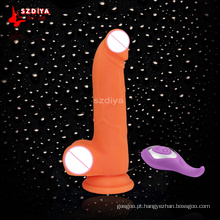 Best Seller USB recarregável 10 velocidades Vibrating Adult Toy para Feminino (DYAST397D)